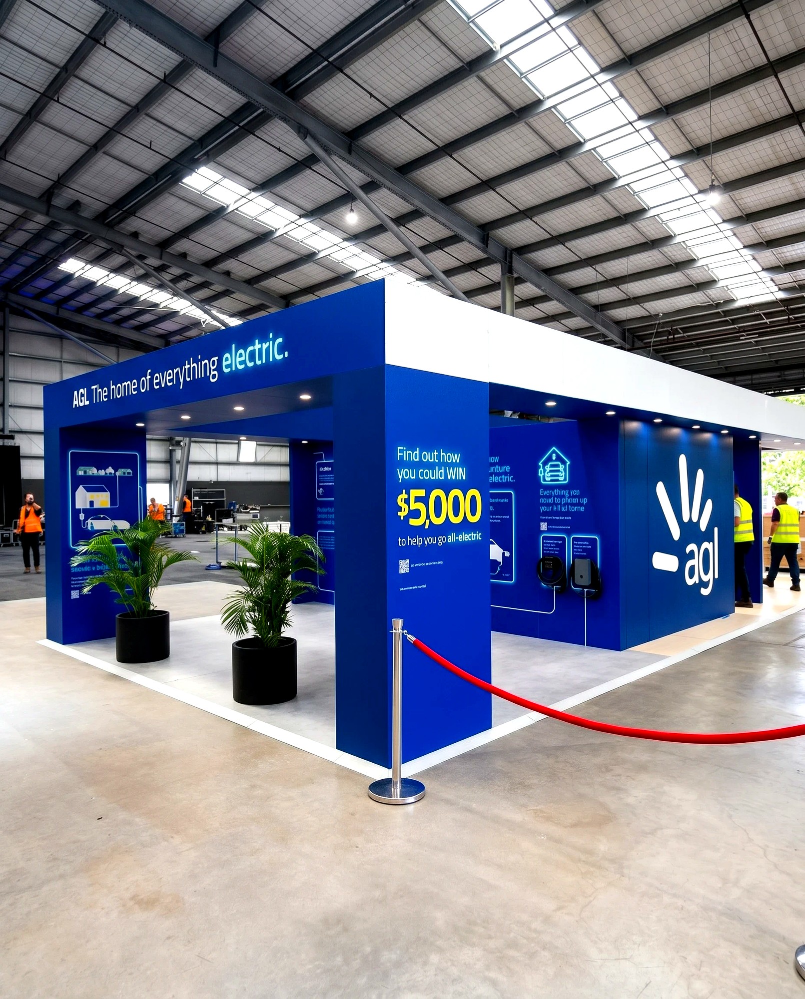 AGL large-scale exhibition stand