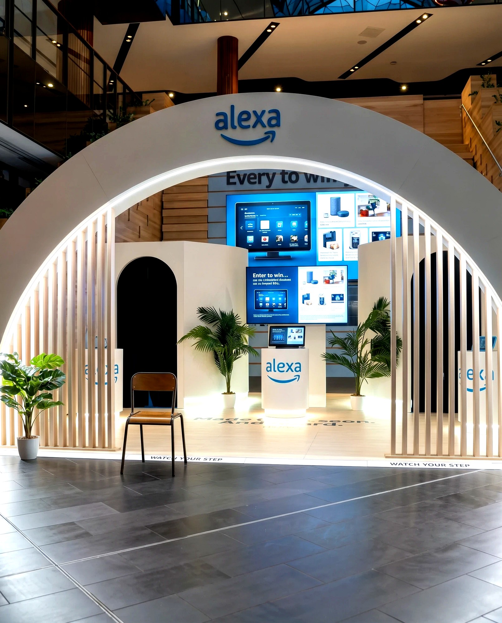 Amazon Alexa retail installation