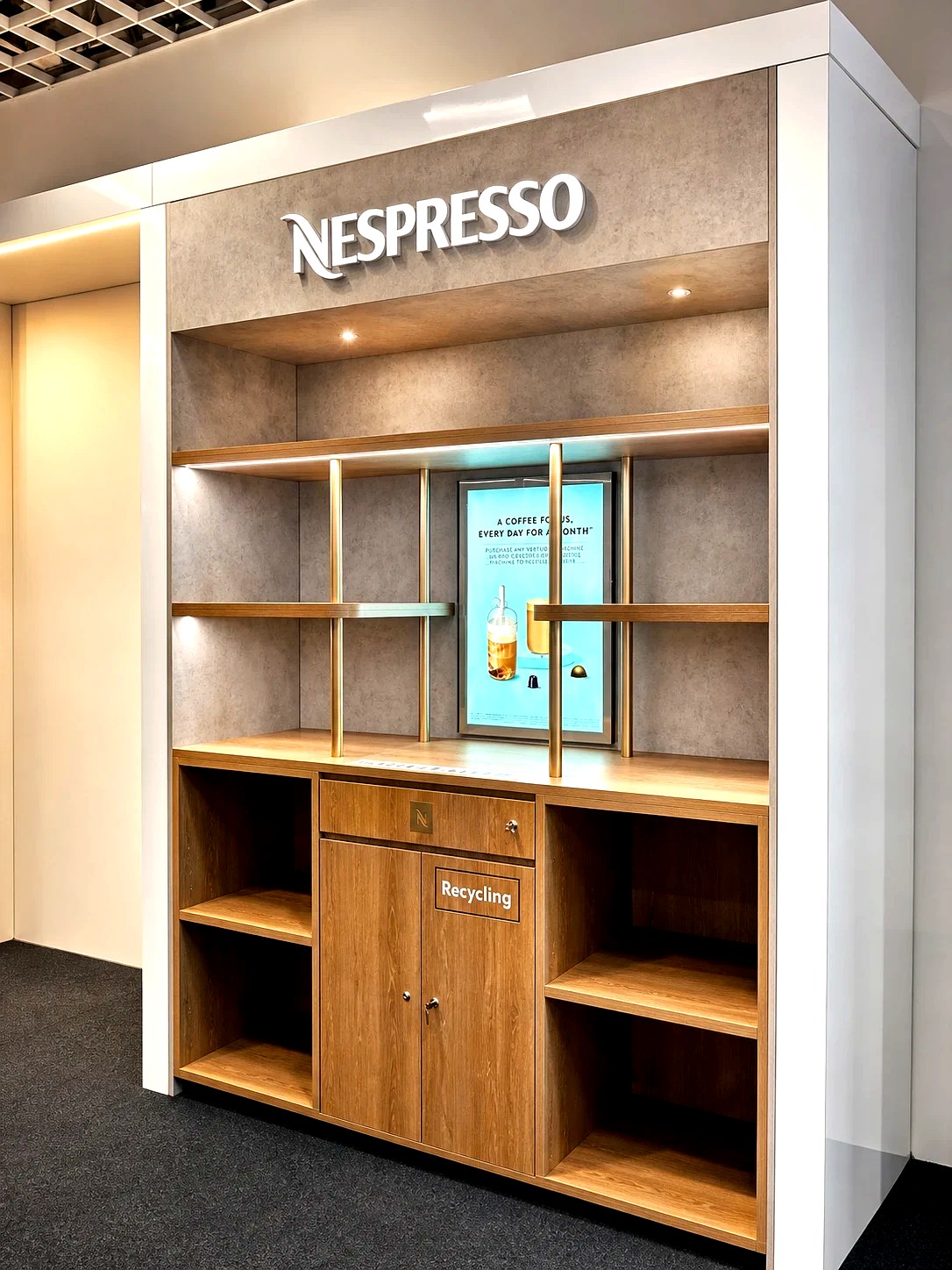 Nespresso fixture installation